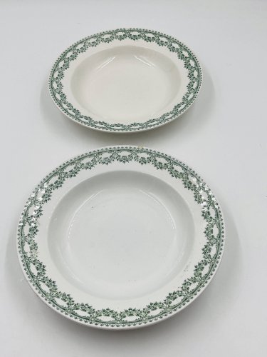 Lot de deux assiettes Carlotta