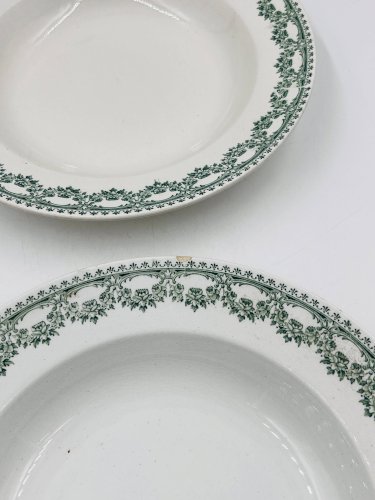 Lot de deux assiettes Carlotta