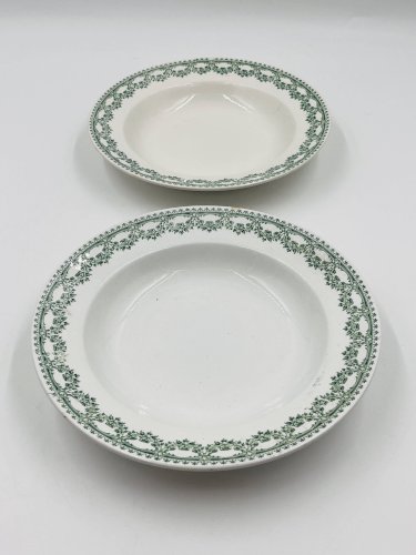 Lot de deux assiettes Carlotta