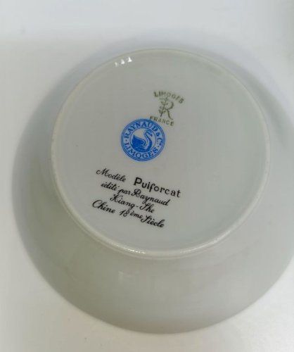 Lot de deux coupelles creuses modele Puiforca par Raynaud limoges en bon etat (made in chiner)