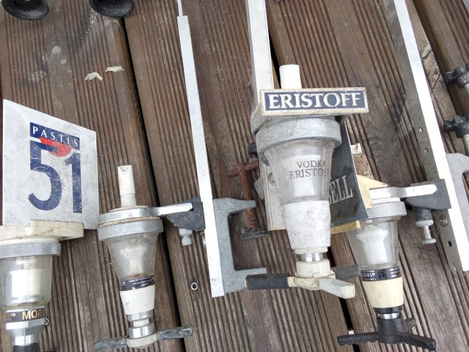 lot de doseur de bar bistrot pastis 51 eristof clan cambell