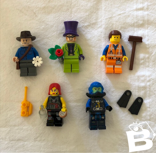 Lot de figurines Lego et accessoires
