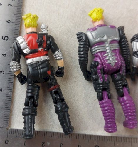 Lot de figurines M.A.S.K., Hondo MacLean, Lester Sludge, Kenner, vintage ^