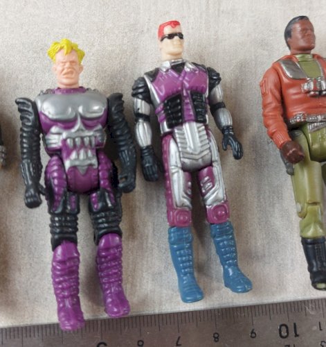 Lot de figurines M.A.S.K., Hondo MacLean, Lester Sludge, Kenner, vintage ^