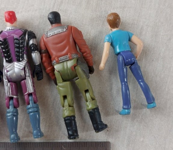 Lot de figurines M.A.S.K., Hondo MacLean, Lester Sludge, Kenner, vintage ^