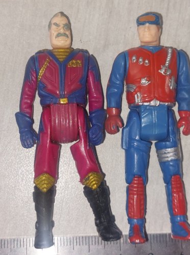 Lot de figurines M.A.S.K., Maximus Mayhem + Dusty Hayes + Floyd Malloy, Kenner