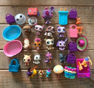 Lot of Pet Shop figurines and accessories