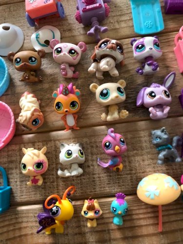 Lot de figurines Pet Shop et accessoires