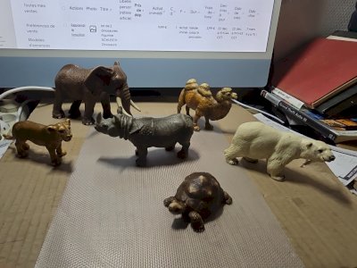 lot de  Figurines SCHLEICH Animaux Sauvages