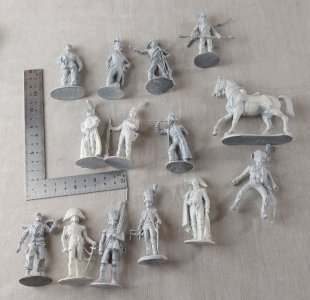 Lot de figurines / soldats en plomb, divers, SR / MHSP