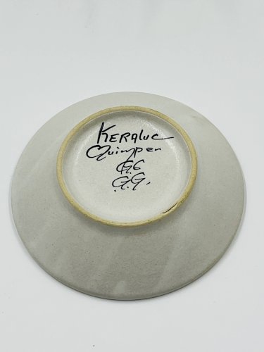 Lot de huit bols Keraluc Quimper Renaissance 1960