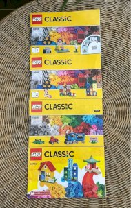 Set of Lego Classic Technical Booklets