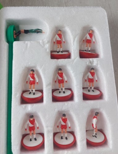 Lot de petites figurines, football, Monaco, Subbuteo 148