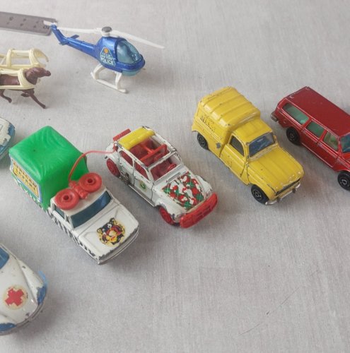 Lot de petites voitures, Majorette