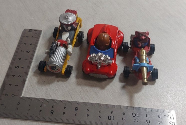 Lot de petites voitures, Tom & Jerry, Corgi Juniors + Mini Ha Ha Matchbox