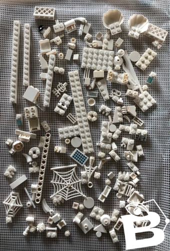Lot de pièces de Lego blanches