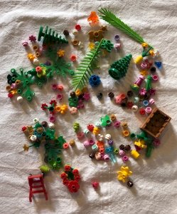 Lot of Lego pieces for Garden