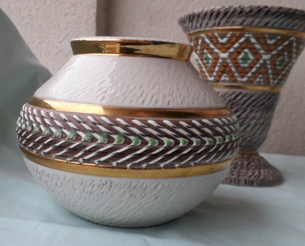 Lot de pièces en grès Brisdoux et Breugnot