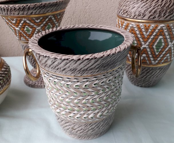 Lot de pièces en grès Brisdoux et Breugnot