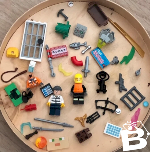 Lot de pièces spécifiques et figurines Lego