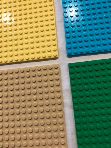Lot de plaques Lego 13*13 cm