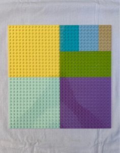 Lot de plaques Lego 25,5*25,5 cm toutes tailles toutes couleurs