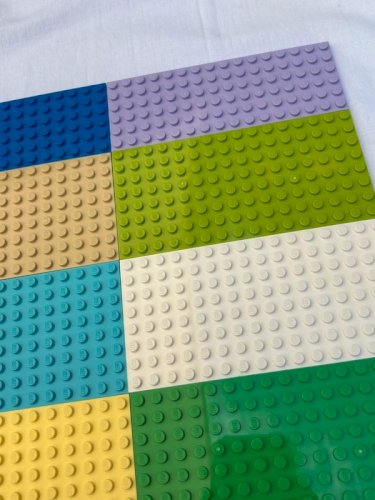 Lot de plaques Lego 25,5*28,5 cm toutes tailles toutes couleurs