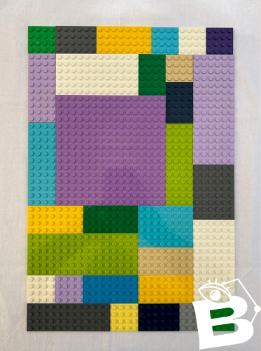 Lot de plaques Lego toutes tailles toutes couleurs 24*35,5 cm