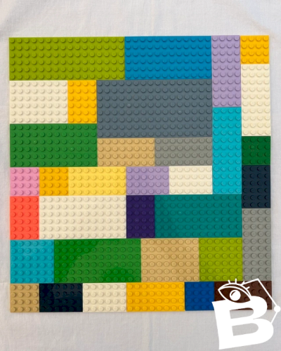 Lot de plaques Lego toutes tailles toutes couleurs 29*30,5 cm
