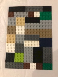 Lot de plaques Lego toutes tailles toutes couleurs