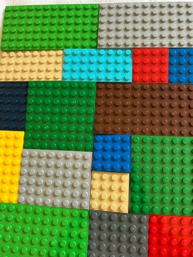 Lot de plaques Lego toutes tailles toutes couleurs
