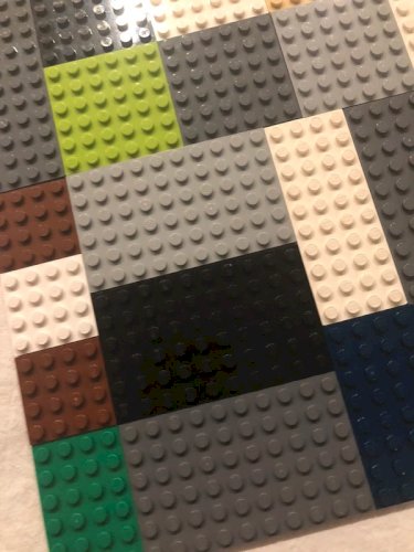 Lot de plaques Lego toutes tailles toutes couleurs