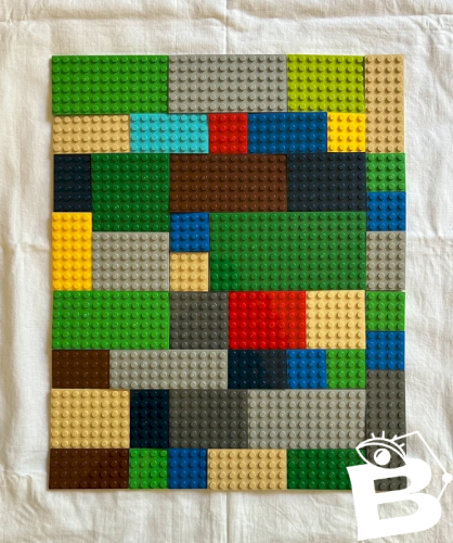 Lot de plaques Lego toutes tailles toutes couleurs