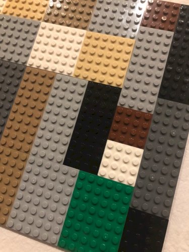 Lot de plaques Lego toutes tailles toutes couleurs