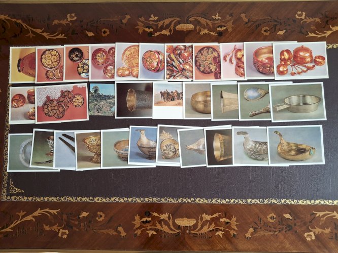 Lot de plus de 500 cartes postales de lancienne URSS : trésors des musées soviétiques