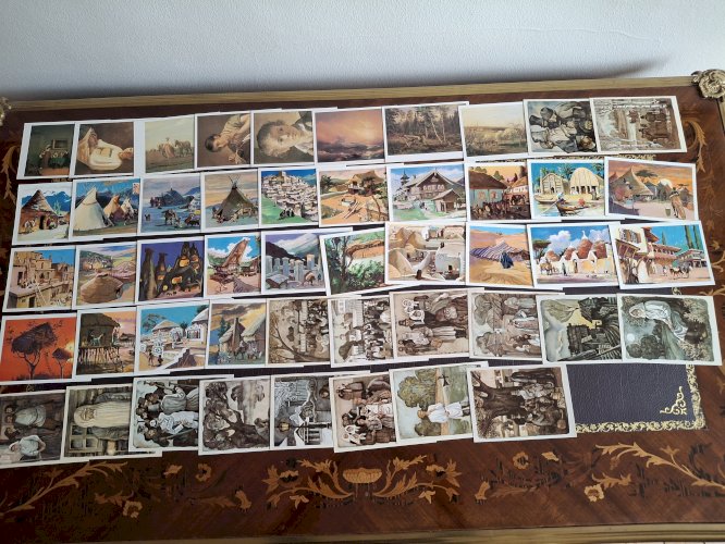 Lot de plus de 500 cartes postales de lancienne URSS : trésors des musées soviétiques