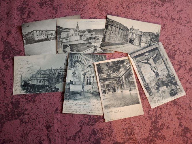 Lot de plus de 510 cartes postales Espagne avec diversité CPA CPSM CPM