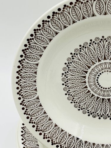 Lot de quatre assiettes creuses Boch Ronda 1970