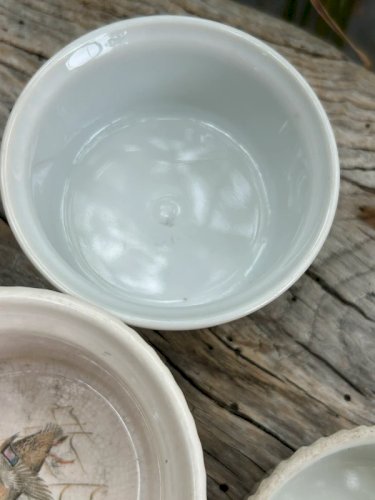 Lot de ramequins blancs en porcelaine