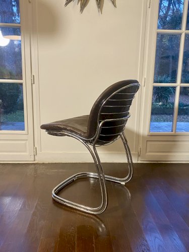 Lot de six chaises “Sabrina” – Gastone Rinaldi pour Rima Italie
