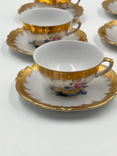 Lot de tasses et sous tasses  Bavaria