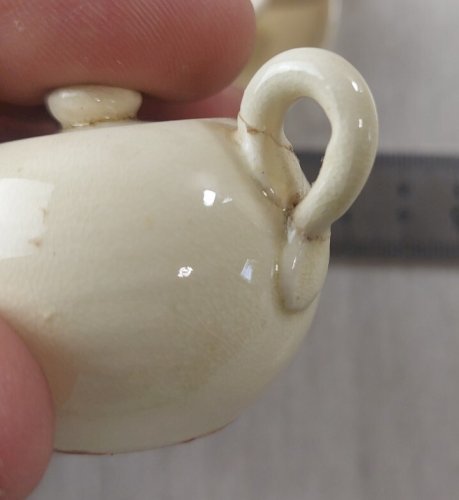 Lot de vaisselle / service à café pour dinette, en céramique, à identifier