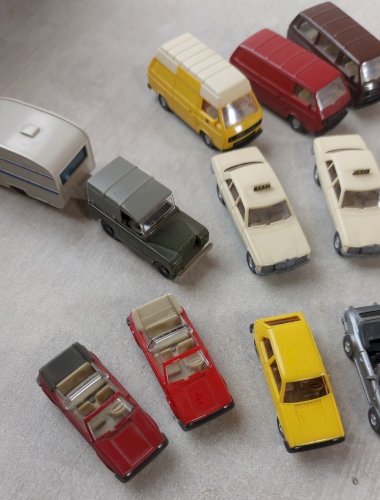 Lot de véhicules voitures, Wiking, en HO