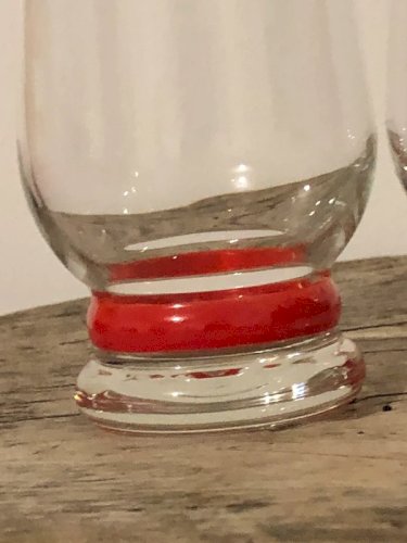 Lot de verres rétro vintage