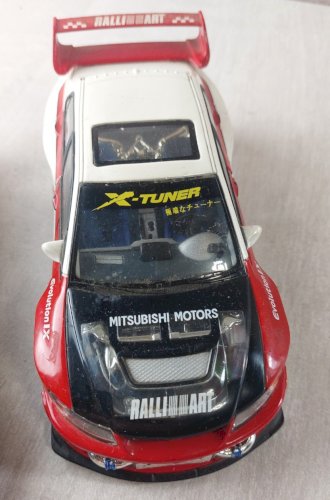 Lot de voitures, Mitsubishi Evolution IX + Nissan Skyline, Kentoys, 1/24