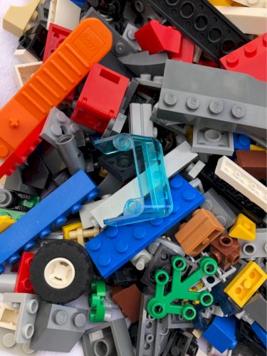Lot de vrac de Lego plus plaques