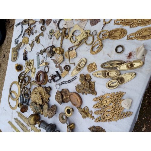 Lot déléments de déco Bronze et Laiton