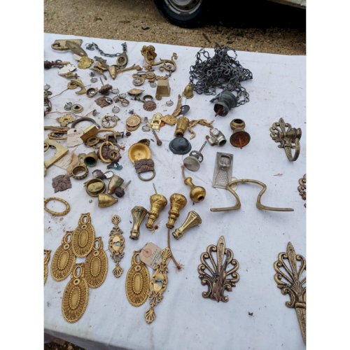 Lot déléments de déco Bronze et Laiton