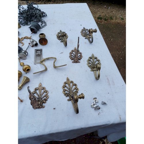 Lot déléments de déco Bronze et Laiton