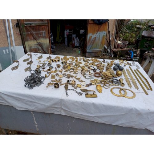 Lot déléments de déco Bronze et Laiton